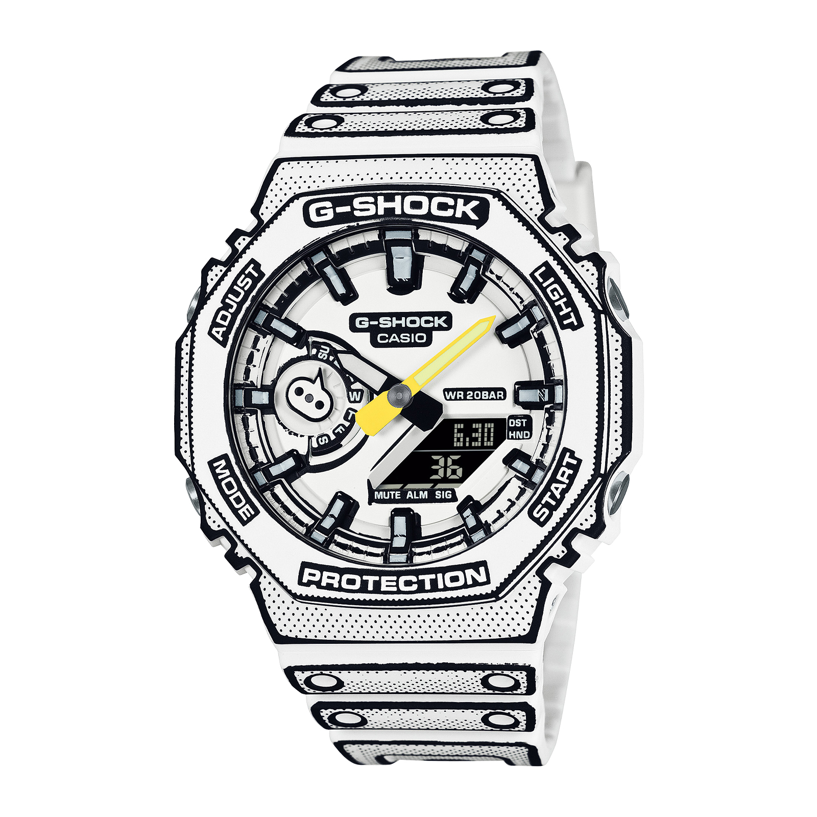 Reloj G-SHOCK GA-2100MNG-7A Resina Hombre Blanco