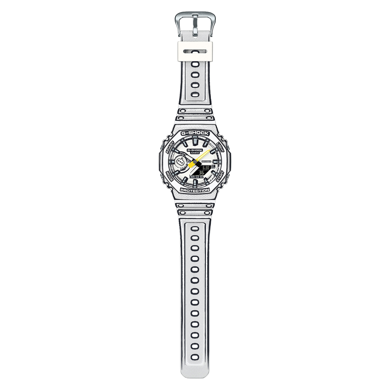 Reloj G-SHOCK GA-2100MNG-7A Resina Hombre Blanco