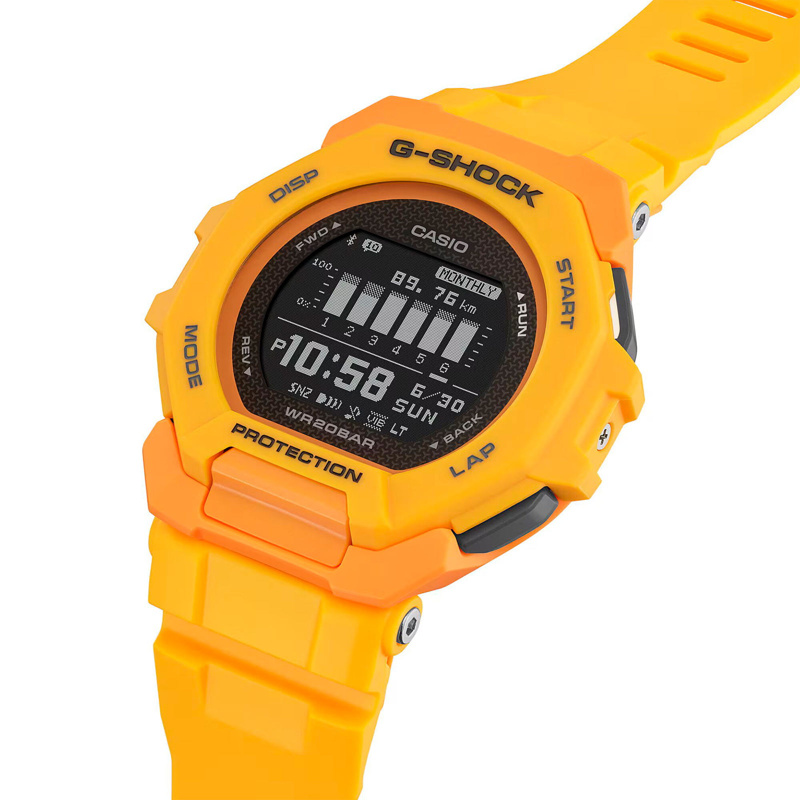 Reloj G-SHOCK GBD-300-9D Resina Hombre Amarillo