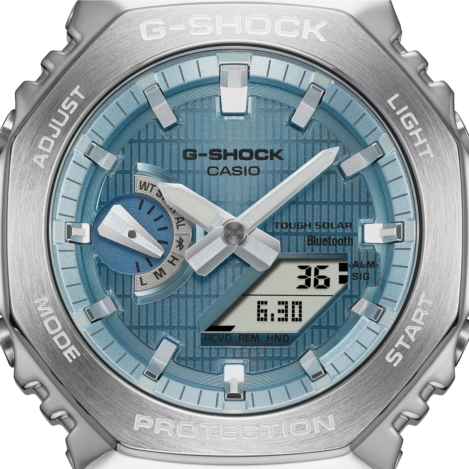 Reloj G-SHOCK GBM-2100A-1A2 Resina Hombre Plateado