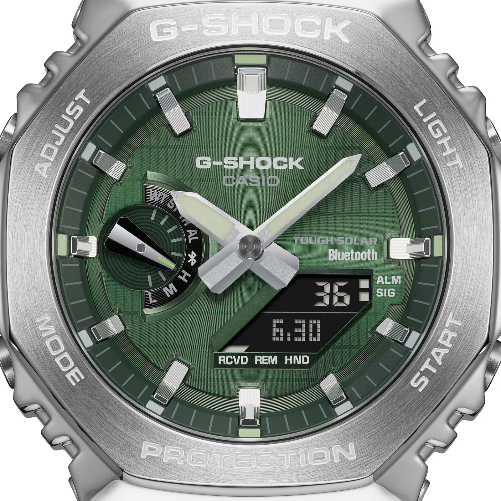 Reloj G-SHOCK GBM-2100A-1A3 Resina Hombre Plateado