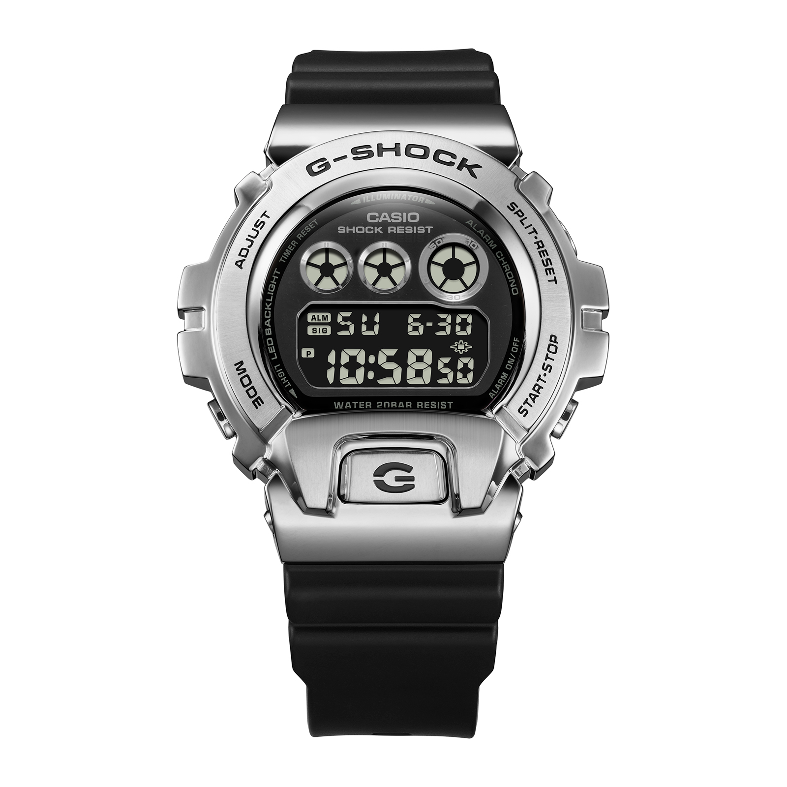 Reloj G-SHOCK GM-6900U-1D Resina/Acero Hombre Plateado