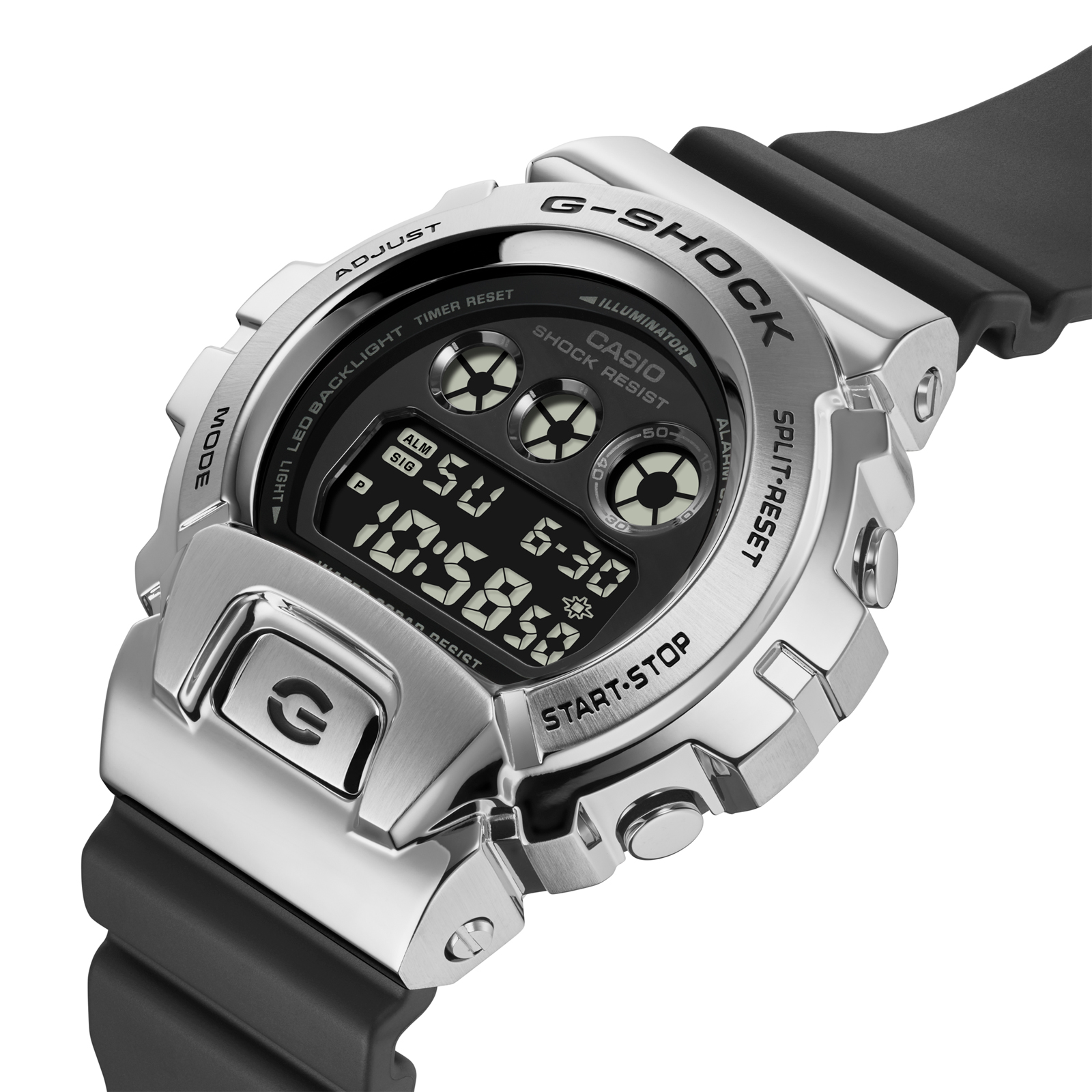 Reloj G-SHOCK GM-6900U-1D Resina/Acero Hombre Plateado